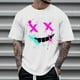 thumbnail image 2 of Camisetas de Cuello de la Tripulación de los Hombres de Poliéster Impreso en Seco Rápido, Cuello Redondo de Corte 3D para Gimnasio, Carrera, Ciclismo Y Ocasional, 2 of 4