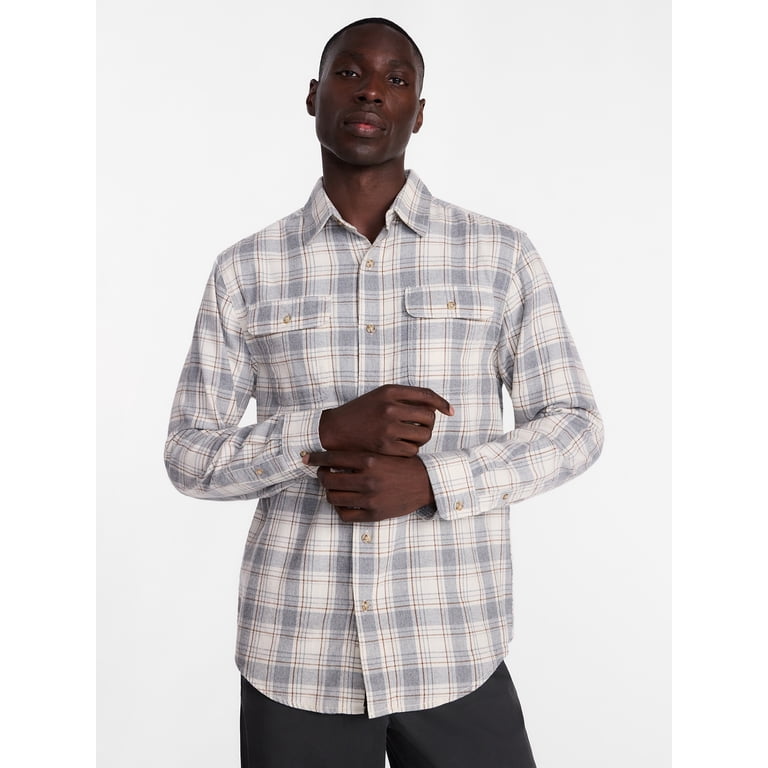 George Men's Plaid Flannel Shirt photo 1