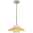 thumbnail image 2 of 1TT-451397-SN-Besa Lighting-Trilo 15 - 1 Light Stem Pendant In Contemporary Style-6 Inches Tall and 15 Inches Wide-Satin Nickel Finish-Champagne Glass, 2 of 3