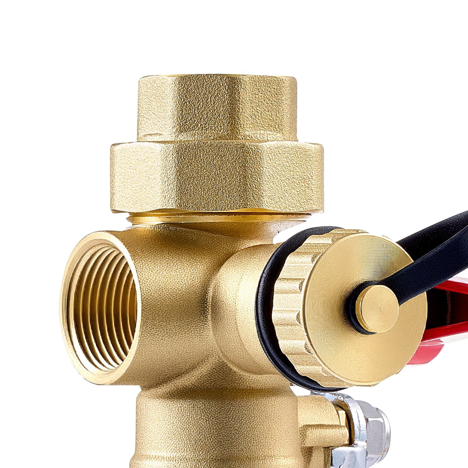 Tankless Water Heater Installation Kit Isolation Service Valve 3/4" Lead-Free Brass SUS304 for Gas Tankless Water Heaters