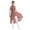 Dusty Pink, variant on iiniim Girls Kids Lyrical Ballet Dance Dress Figure Ice Skating Leotard Skirted Sleeveless Performance Dusty Pink 8