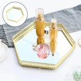 thumbnail image 4 of Tray Serving Mirror Jewelry Dish Storage Display Piece Mirror Jewelry Tray Home Counter Decors Style3, 4 of 8