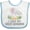 White and Blue, variant on Inktastic I Love My Great Grandma Cute Elephants and Spring Flowers Boys or Girls Baby Bib