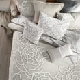 thumbnail image 5 of Peri Home Chenille Rose 3 Piece King Comforter Set, Grey, Cotton, Chenille Tufted, Polyfill, Adult,Unisex, 5 of 10