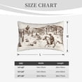 thumbnail image 6 of Bixox Western Desert Cowboys3 Printed Pillow Protector,Super Soft Ideal for Home,Guests,Rentals - 20"x30", 6 of 8