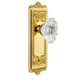 thumbnail image 6 of Grandeur 815010 Windsor Solid Brass Rose Privacy Door Knob Set - Nickel, 6 of 6