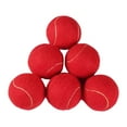 thumbnail image 1 of koolsoo 6 Pcs Balles de Tennis 2,52 Pouces Dia Résistantes à l'Usure pour Sports de Raquette Intérieur Extérieur Rouge, 1 of 9