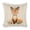 Flower crown fox 1, variant on Flowers, pumpkinslinen toss pillowcase decoration pillowcase gifting preferred 18x18 inch cushion cover sofa pillowcase sofa bedroom living room car