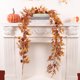 thumbnail image 4 of Guirnalda de otoño, corona, enredaderas colgantes, ratán colgante de 180 cm, corona navideña para puerta colgante de chimenea, decoración de mimbre con bellotas para Acción de Gracias, festivales de c, 4 of 9