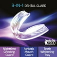 thumbnail image 3 of Mouth Guard for Teeth Grinding Nighttime Professional Dental Guard to Eliminate TMJ, Bruxism, Clenching and Teeth Grinding - 3 Mouth Guards, 3 of 7