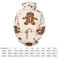thumbnail image 2 of Christmas Style Printing Men's Women Vintage 3D Hooded Sweatshirt - All-Season Loose Fit Streetwear, 2 of 6