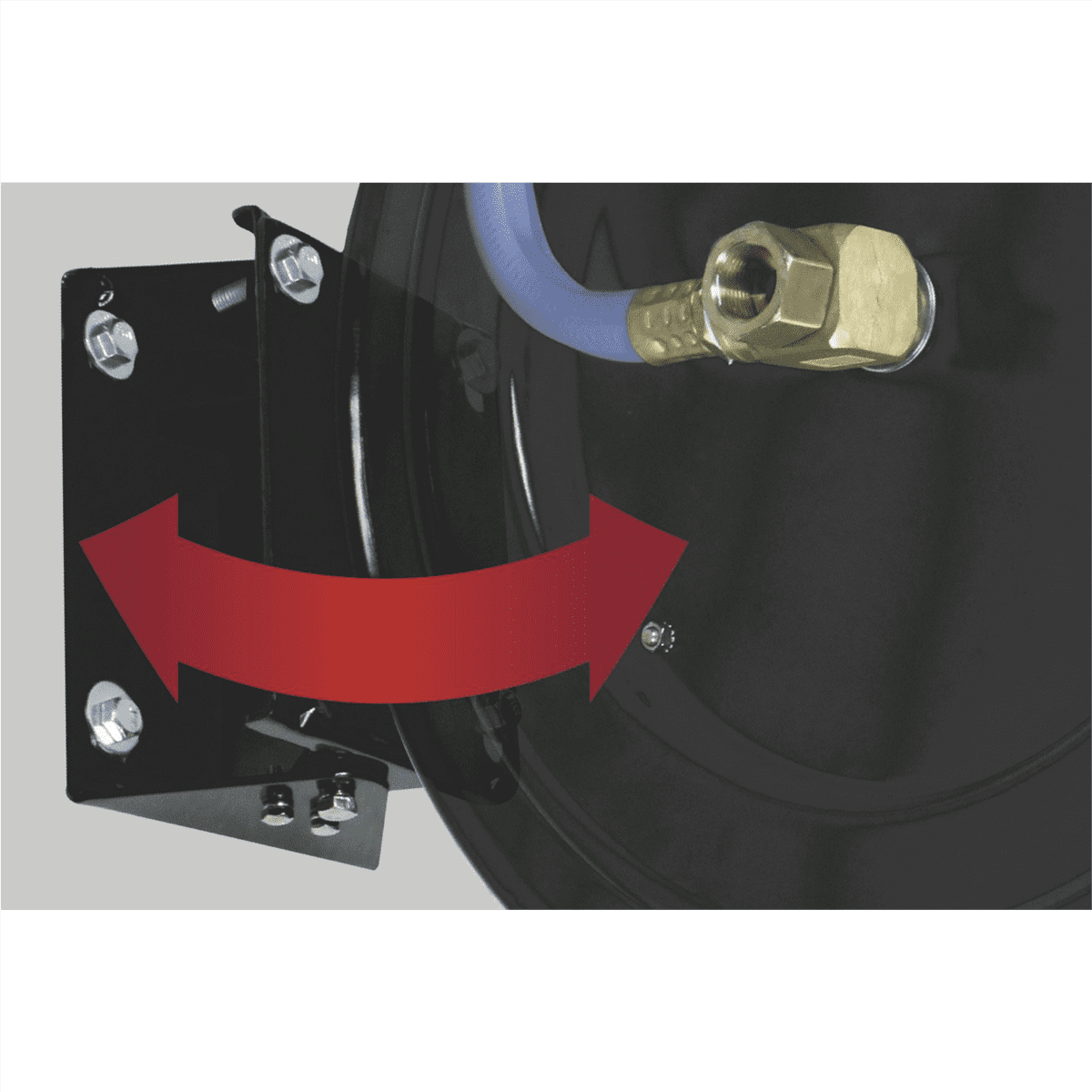 BluBird HRS3812 Heavy Duty Swivel Bracket for Hose Reels 140 Degree Rotation
