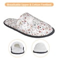 thumbnail image 3 of KLL Cat Bear Rabbit Slippers for Women Men House Slip on Indoor Outdoor Bedroom Furry Fleece Lined Ladies Comfy Anti-Skid Rubber Hard Sole-Large, 3 of 8