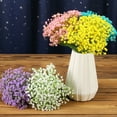 thumbnail image 5 of Clearance BANEX Flowers For Artificial Tiny Faux Wedding Bouquet Decorations Flower Stems Lilac Flowers Floral Party Decorations Lilacs Artificial Flowers Clearance Sales White, 5 of 5