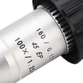 thumbnail image 4 of 100X Achromatic Microscope Objective Lens Standard RMS Thread Bio Spring Protective Component 195EP Microscope Part, 4 of 9