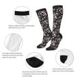 thumbnail image 5 of Fotbe Snake And Floral1 print Women's Men's Novelty Crew Socks Cotton Socks Knee High Socks for Walking,Running,Nurses,Pregnancy, 5 of 8