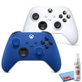 thumbnail image 1 of Pack de 2 Controladores Inalámbricos Microsoft - Xbox para Xbox Series X, Xbox Series S, Xbox One, Dispositivos Windows - (Blanco y Azul Choque), 1 of 6