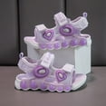 thumbnail image 6 of Sopiago Girls Sandals Open-Toe Summer Outdoor Child Sport Athletic Lightweight Sandals for Toddler Girls Purple,2.5 (Toddler/Little Kid/Big Kid), 6 of 6