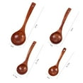 thumbnail image 3 of ievspot 1 Pcs Wooden Ladle for Cooking, Wood Ladle Soup Spoon, Teak Wooden Serving Spoon Long Handle, Kitchen Ladles, 3 of 5