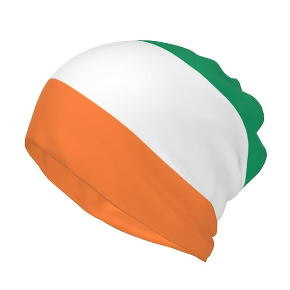 Flag Of Ireland Beanie Skull Cap Lightweight Hip Hop Dwarf Hat Beanie Hat For Women Men