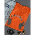 thumbnail image 3 of Hands With Moon Phases Shaped T-Shirt Women -Image by Shutterstock, Female Medium, 3 of 4