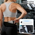 thumbnail image 2 of Cangurera para Correr con Botella de Agua 330ml - 2 Tallas Ajustables Cangurera Deportiva, Impermeable Riñonera para Correr, Gimnasio, Senderismo (M/L（Cintura 80-110cm）, Negro), 2 of 6
