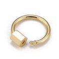 thumbnail image 3 of Brass Screw Carabiner Lock Charms for Necklaces Making Quick Links Round Ring Golden 20x19x2mm Screw: 6x5.5mm, 3 of 7