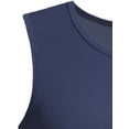 thumbnail image 2 of Expert Brand USA-Made Men's Oxymesh™ Athletic Sleeveless T-Shirt, Navy, Large, 2 of 3