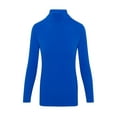 thumbnail image 4 of ACTIVE UNIFORMS Women's Long Sleeve Turtle-Neck T-Shirt Under Scrub (True Royal Blue, Small), 4 of 5