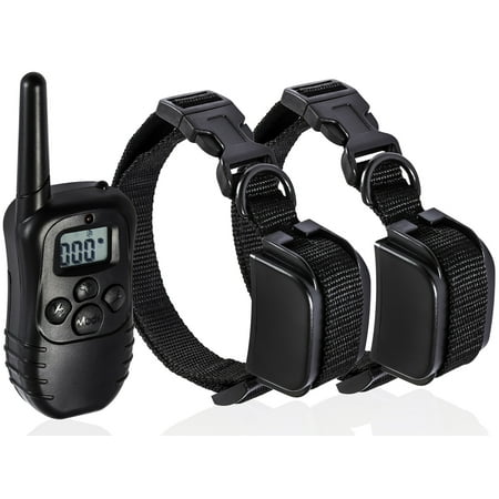 Remote Dog Training Collar 330 Yard Radius LCD 100LV Shock Pet (Best Pet Training Collar)