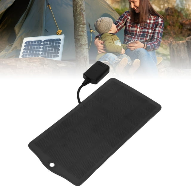 Mini Solar Panel,5W USB Solar Panel Charger for Outdoor Camping Travel