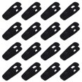 thumbnail image 4 of Shisuyan Drying Clips Black Plastic Flocked Surface 20Pcs 2.8x1x0.9In, 4 of 8