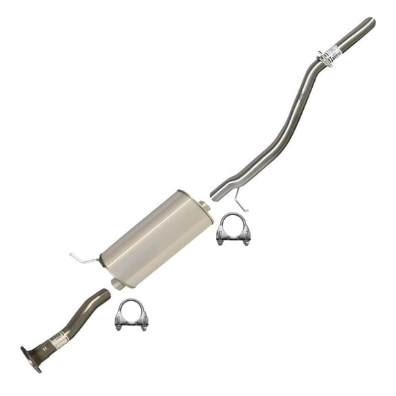 Northeastern Exhaust Stainless Steel Extension Pipe, Muffler & Tail Pipe Exhaust System Kit Fits 2004–2012 GMC Canyon 2.8L/2.9L/ 3.5L/3.7L Direct Fit