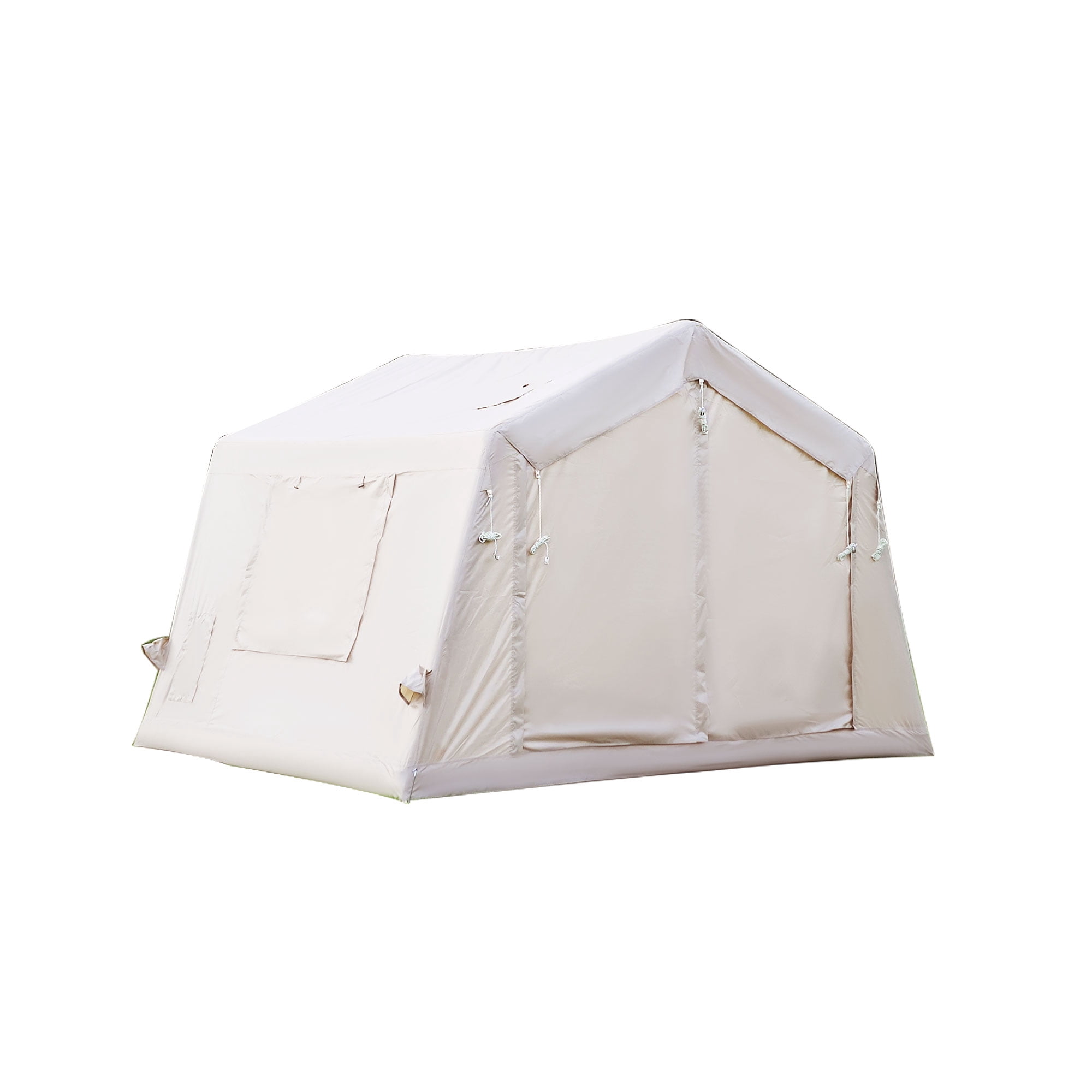 WRXELAN 8㎡ Inflatable Tent for Camping, Blow Up Tent with Hand Pump, Easy Setup Inflatable Tent 4 Season Tent, Waterproof Oxford Air Glamping Tent for Camping Adult 4/6/8 Person