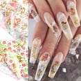 thumbnail image 3 of PVCS Nail Art Sta-rry Paper Small Floral Cupid Eros Angel Nail Transfer Sticker, 3 of 9