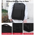 thumbnail image 3 of Graflsoa Stylish 15.6-Inch Waterproof Laptop Backpack with USB Charging Port, Multi-Pocket Design, and Ergonomic Shoulder Straps for Comfortable Travel, 3 of 6