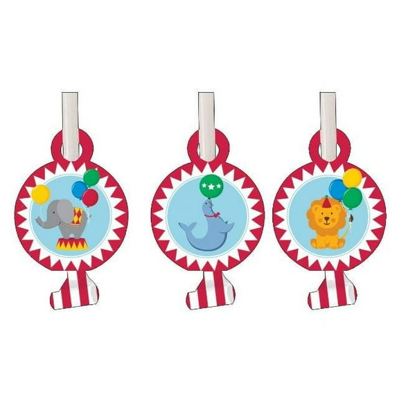 Access Circus Time! Blowouts With Medallion, 8 Ct