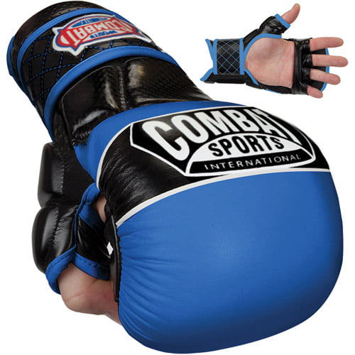 TurnerMAX Weightlifting MMA Gloves Fitness Gym Training Leather Lycra MMA Fight