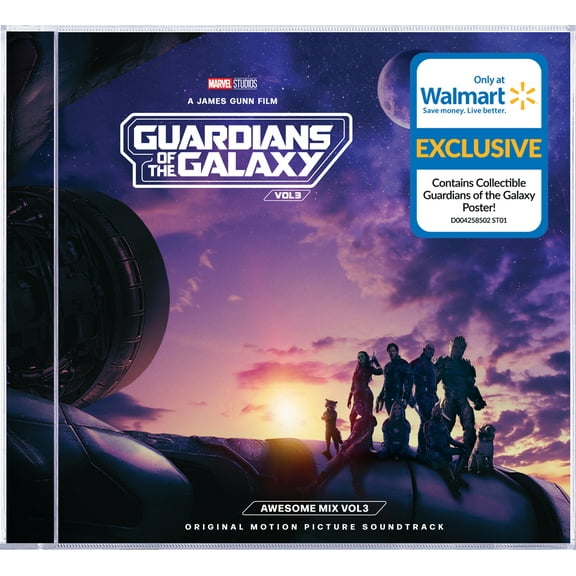 Guardian of the Galaxy 3: Awesome Mix 3 / O.S.T. - Guardians of the Galaxy Vol. 3: Awesome Mix Vol. 3 (Walmart Exclusive) - Music & Performance - CD [Exclusive]
