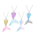 thumbnail image 1 of Collier Queue de Poisson Sirène 4 Pcs, Fournitures de Fête Sirène, 1 of 6