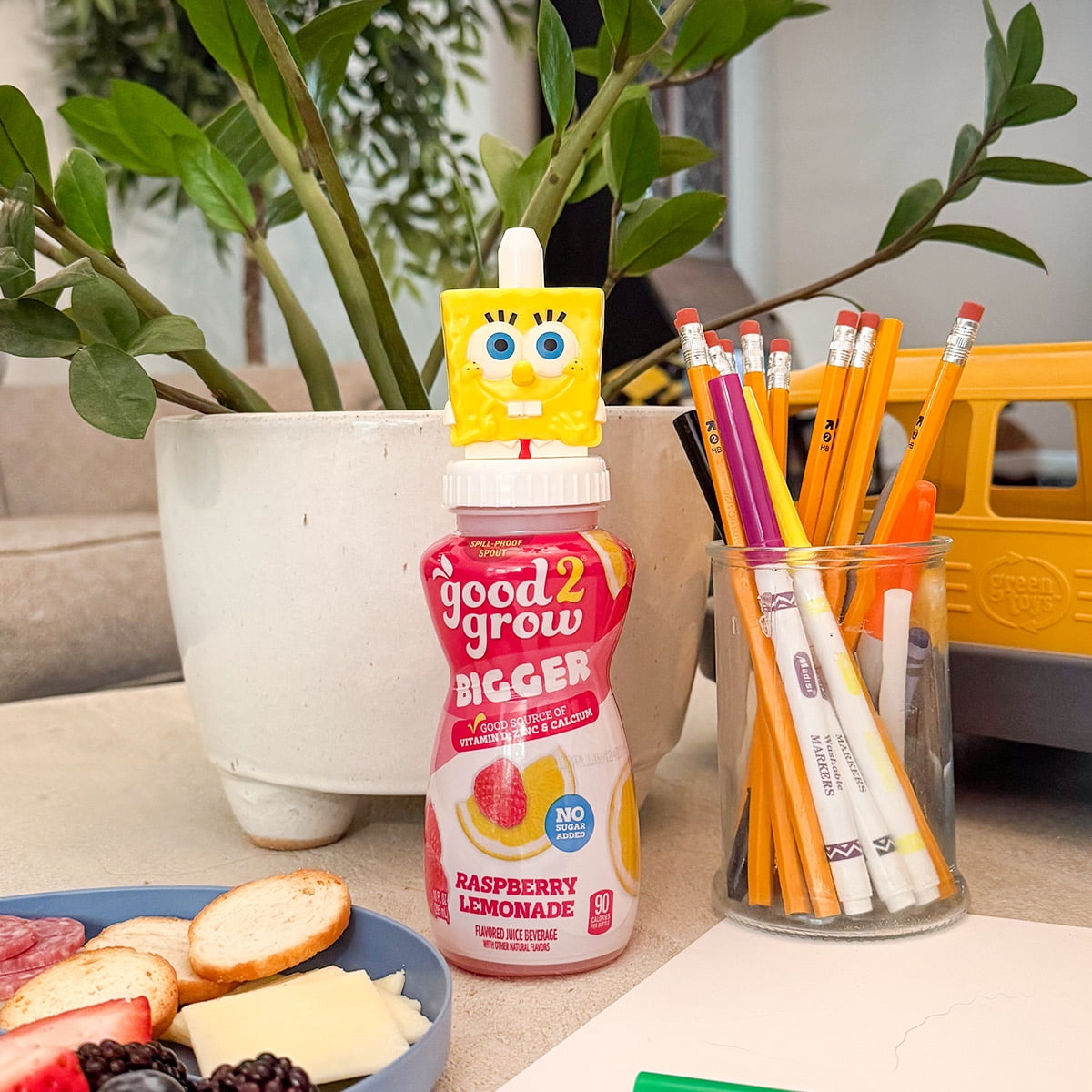 good2grow 10oz Raspberry Lemonade BIGGER (Character Tops Vary)