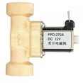 thumbnail image 3 of G1/2" Female Thread Normally Open Brass Solenoid Electromagnetic Valve One-Way Brass Inner Wire Solenoid Valve, 3 of 8