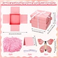 thumbnail image 2 of FDEEOM Flying Butterfly Surprise Gift Box, Premium Butterfly Explosion Box with 8pcs Flying Butterflies DIY Butterfly Pop Up Box , Party Box for Valentines Anniversaries Wedding White, 2 of 6