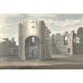 thumbnail image 2 of Anne Rushout 18x13 Black Ornate Wood Framed Double Matted Museum Art Print Titled - Ludlow Castle (1830), 2 of 5