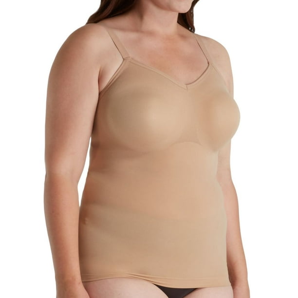 Women's Body Wrap 55631 Full Figure Firm Support Camisole (Nude 3X) 