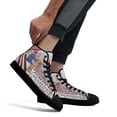 thumbnail image 5 of Jesus Christ Cross Jesus is The Reason for Season Christmas High Top Canvas Shoes Sneakers Black Size 13, 5 of 7
