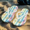 thumbnail image 3 of Psesaysky Sea Starfish Printed Sandals for Indoor Outdoor Daily Wear Convenient Flip Flops for Women Girls Size 5-9, 3 of 7
