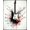Black White Red, Pattern 8, variant on ODIKA Guitar Music Notes Vintage Rock Distressed Grunge Hip Border Stain Resistant Low Profile for Dorm Room, Small Living Apartment