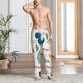 thumbnail image 2 of Susaid Childish Dinosaur Print Mens Pajama Pants Set Sleep & Lounge Pants, PJ Bottoms with Pockets and Button Fly-Medium, 2 of 6