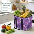thumbnail image 4 of Collapsible Car Trunk Organizer with Handles 600D Oxford for Car Kitchen and Home Storage, Purple Light 13× 10.2×10.8inch, 4 of 6